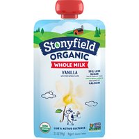 Stonyfield Organic Whole Milk Yogurt, Vanilla, 3.5 Ounce