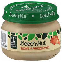 Beech-Nut Baby Food, Turkey & Turkey Broth, Stage 1, 2.5 Ounce