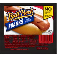 Ball Park Classic Hot Dogs, Original Length, 15 Ounce