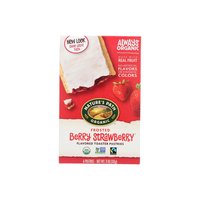 Natures Path Organic Toaster Pastries, Frosted Berry Strawberry, 11 Ounce