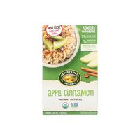 Nature's Path Organic Oatmeal, Hot, Apple Cinnamon, 14 Ounce