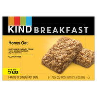 Kind Breakfast Bars Honey Oat, 10.56 Ounce