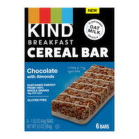 Kind Cereal Bars Dark Chocolate Almond, 9.3 Ounce