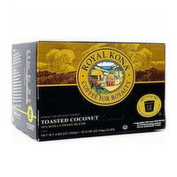 Royal Kona Toasted Coconut Single Serve Coffee Pods, 12 Each