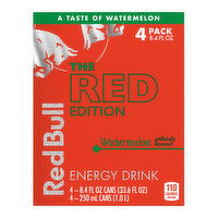 Red Bull Watermelon (4-Pack), 33.6 Ounce