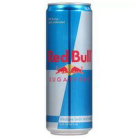 Red Bull Energy Drink, Sugar Free, 16 Fl Oz, 16 Ounce