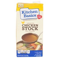 Kitchen Basics Chicken Stock, Unsalted, 32 Ounce