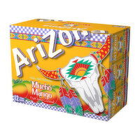 AriZona Mucho Mango Fruit Juice Cocktail, 12 count, 132 Ounce