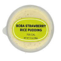 Boba Strawberry Rice Pudding, 7 Ounce