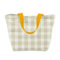 Canvas Dumpling Bag, Tan Palaka, 1 Each