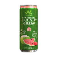 Maika`i Sparkling Coconut Water, Watermelon, Cans (Pack of 12), 330 Millilitre