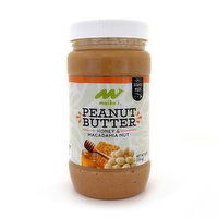 Maika`i Creamy Peanut Butter, Honey Mac Nut, 8 Ounce