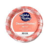 Aloha Friday 7" Guava Dessert Plates, 48 Each