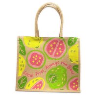 Foodland Jute Tote Guava, 1 Each