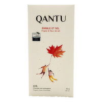 Qantu Maple Fleur De Sel Chocolate Bar, 50 Gram