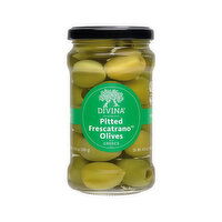 Divina Pitted Frescatrano Olives, 4.9 Ounce