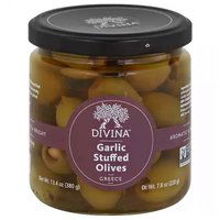 Divina Olives, Garlic Stuffed, 7.8 Ounce