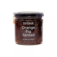 Divina Fig Spread, Orange, 9 Ounce