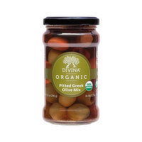 Divina Organic Greek Mix Olives, 6.36 Ounce