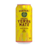Guayaki Organic Peach Revival Yerba Mate, 15.5 Ounce