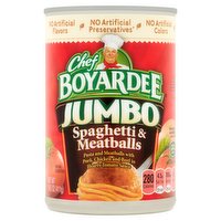 Chef Boyardee Spaghetti & Jumbo Meatballs, 14.5 Oz, 14.5 Ounce