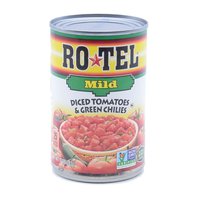 Ro-Tel Mild Diced Tomatoes & Green Chilies, 10 Ounce