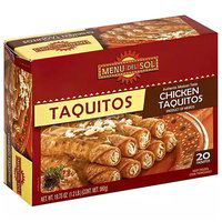 Menu Del Sol Taquitos, Chicken, 19.7 Ounce