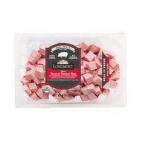 Longmont Uncured Smoked Ham Diced, 9 Ounce