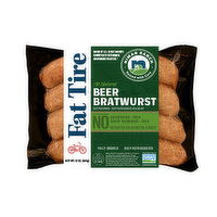 Niman Ranch Fat Tire Beer Brats, 12 Ounce