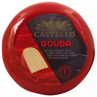 Castello Gouda Cheese, Round, 7 Ounce