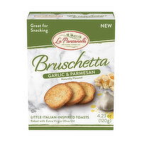 La Panzanella Bruschetta Toast Garlic Parmesan, 4.23 Ounce