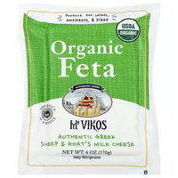 Mt. Vikos Organic Feta Cheese, 6 Ounce