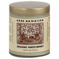 Rare Hawaiian Organic Kiawe White Honey, 8 Ounce