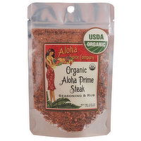 Aloha Organic Prime Steak Seasoning & Rub, 2.5 Ounce