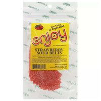 Enjoy Strawberry Sour Belts, 2.5 Ounce