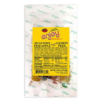 Enjoy 3D Gummy Pineapple with Lemon Peel, 2.63 Ounce