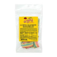 Enjoy Lihing Sour Belt Rainbow, 2.5 Ounce