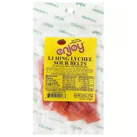 Enjoy Li Hing Lychee Sour Belt, 2.5 Ounce