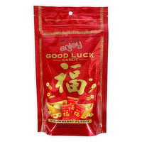 Enjoy Good Luck Candy Strawberry, 6 Ounce