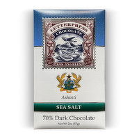 Letterpress Sea Salt Ghana 70% Dark Chocolate, 2.3 Ounce