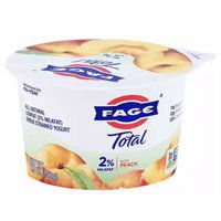 Fage Total 2% Milkfat Greek Strained Yogurt with Peach, 5.3 Ounce