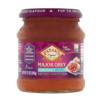 Pataks Original Chutney, Major Grey, Mild, 12 Ounce