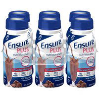 Ensure Plus Nutrition Shake, Milk Chocolate, Bottles (Pack of 6), 48 Ounce