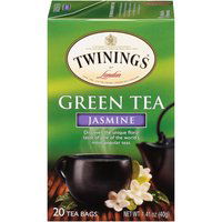 Twinings of London Jasmine Green Tea, 20 Each