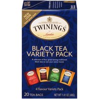 Twinings of London Classics Black Tea, Variety Pack, 20 Each