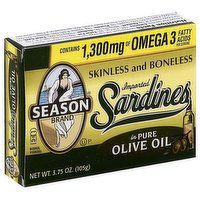 Season Bl Skl Sardine Olvoil, 3.75 Ounce