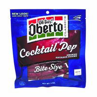 Oberto Classics Smoked Sausage Sticks, Cocktail Pep, 1 Each