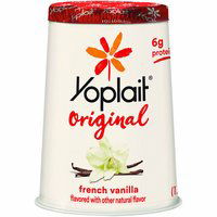 Yoplait Original, French Vanilla , 6 Ounce