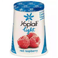 Yoplait Light Yogurt, Red Raspberry, Fat Free, 6 Ounce