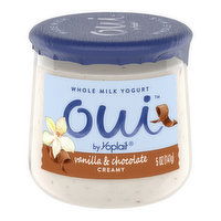 Yoplait Oui Creamy Vanilla & Chocolate Whole Milk Yogurt, 5 Ounce